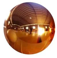 Полый шар из листовой меди (198299) поставка - сфера арт-объект ø 1000 мм. пустотелая  в Аргуне