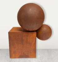 Композиция — шары кортен (518926) ∅ 250 - ∅ 450  Аргун 