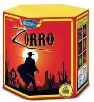 Фейерверк Zorro. Купить Фейерверк Zorro  Р7471 — магазин продажа салютов недорого —  Аргун, производитель Русский фейерверк - Русская пиротехника, доставка по России  +7 963 711 89 03 — Аргун | argun.piroclub.ru
