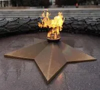 Звезда вечного огня листовая бронза чугун в Аргуне (518589)