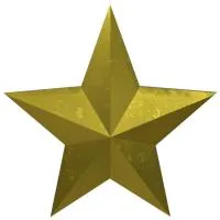 Звезда накладка на памятник литая латунь в Аргуне (518483)