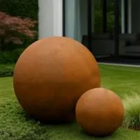 Кортен 2 шара - композиция (518935) ∅ 0,75 и 1,5 м. Аргун 