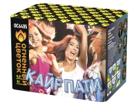 Батарея салютов Кайф-пати ОС6405 купить от производителя Огненный Цветок — Аргун